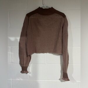 Womens sweater gimmicks large cropped